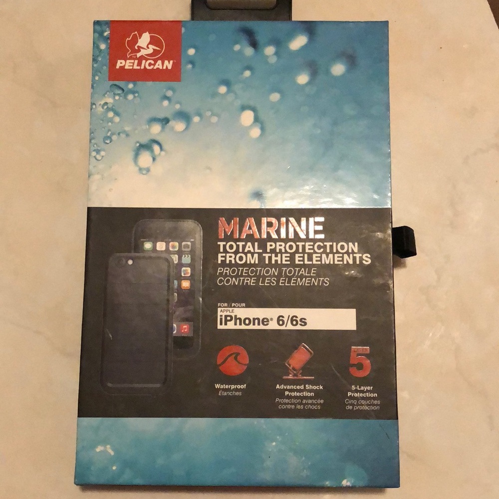 Brand new iPhone 6/6s black pelican case